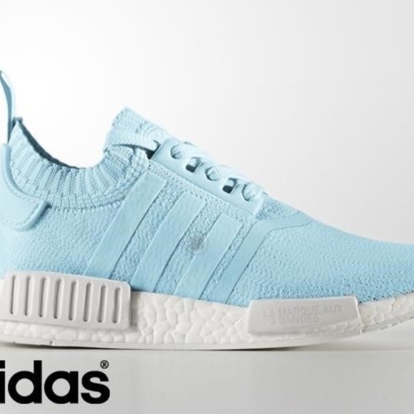 adidas Shoes - Adidas NMD R1 Icy Blue White  🦕